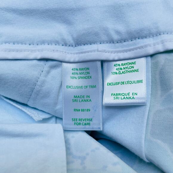 Lilly Pulitzer Callahan Short Mid Rise Hot on the Vine 5" Inseam Size 16 - Picture 9 of 10